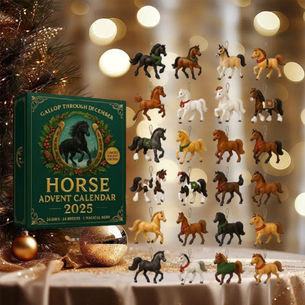 🐴 Galopp genom december – Adventskalender med hästar 2025