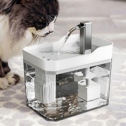 Catfri® WaterFountain: Smart Automatisk Husdjur Vatten Fontän