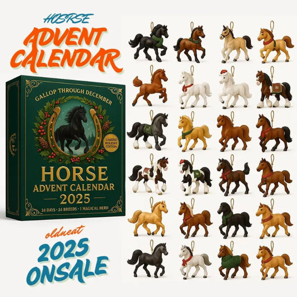 🐴 Galopp genom december – Adventskalender med hästar 2025