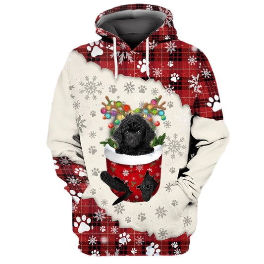 SVART Toy Poodle I Snö Fick Unisex