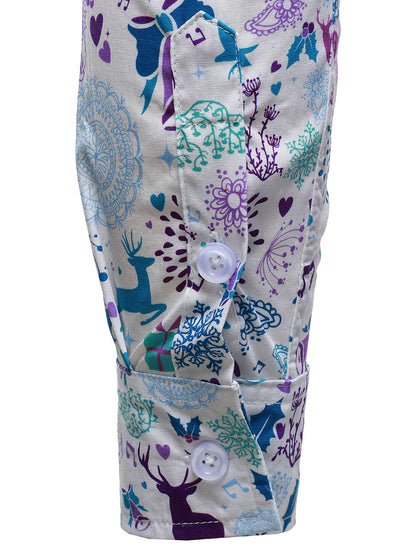 Herrskjorta med Renmotiv för Julen