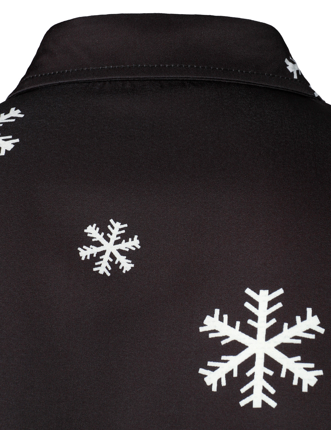 Herrjulskjorta med Lång Ärmar Svart