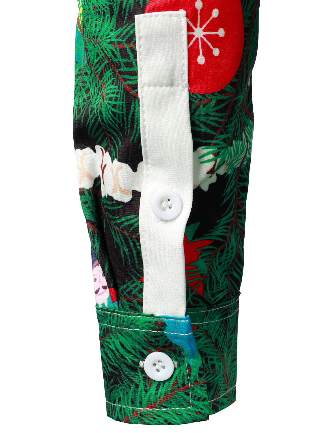 Herrskjorta med kamouflageprint Regular Fit Rolig temakostym med lång ärm