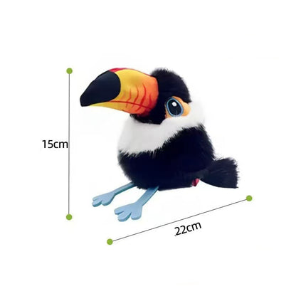 Flygande och kvittrande fågeleksak för katt