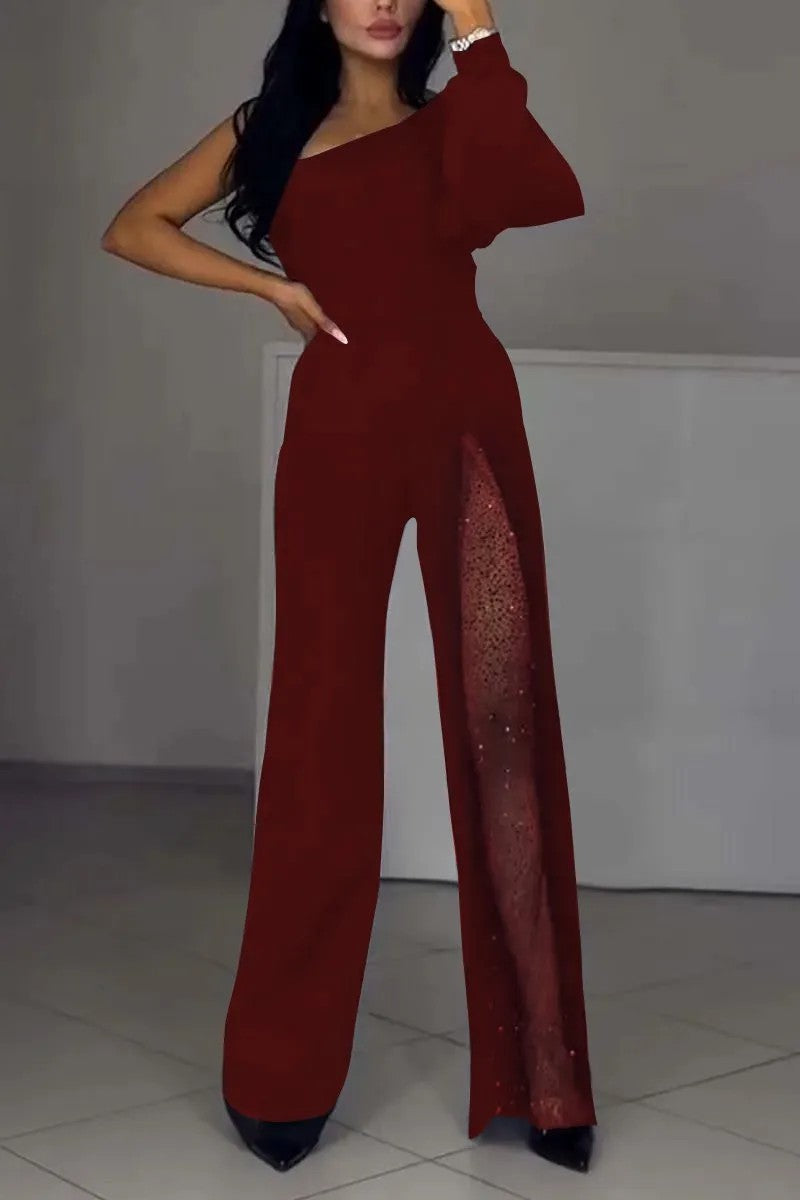 Ines™ | Modern jumpsuit med vida ben